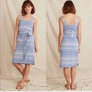 Marine Layer Blue and White Striped Mini Dress